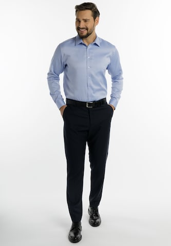DreiMaster Klassik Regular fit Zakelijk overhemd in Blauw