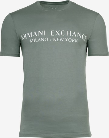 T-Shirt ARMANI EXCHANGE en vert : devant