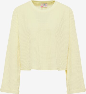 Sweat-shirt IZIA en jaune : devant