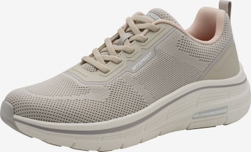 Baskets basses MARCO TOZZI en beige : devant