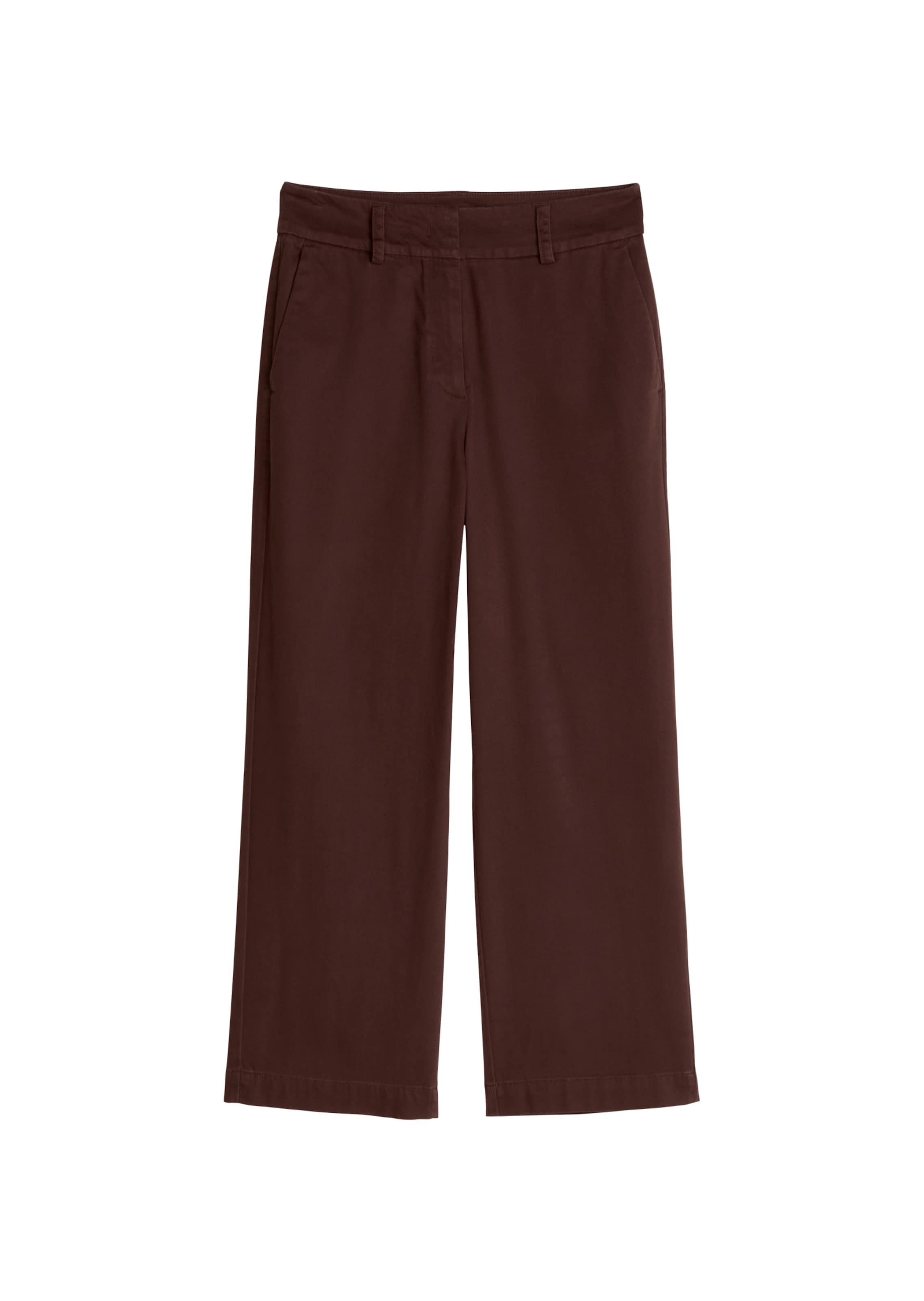 Marc O'Polo Regular Hose 'Mea' in Braun: Vorderseite