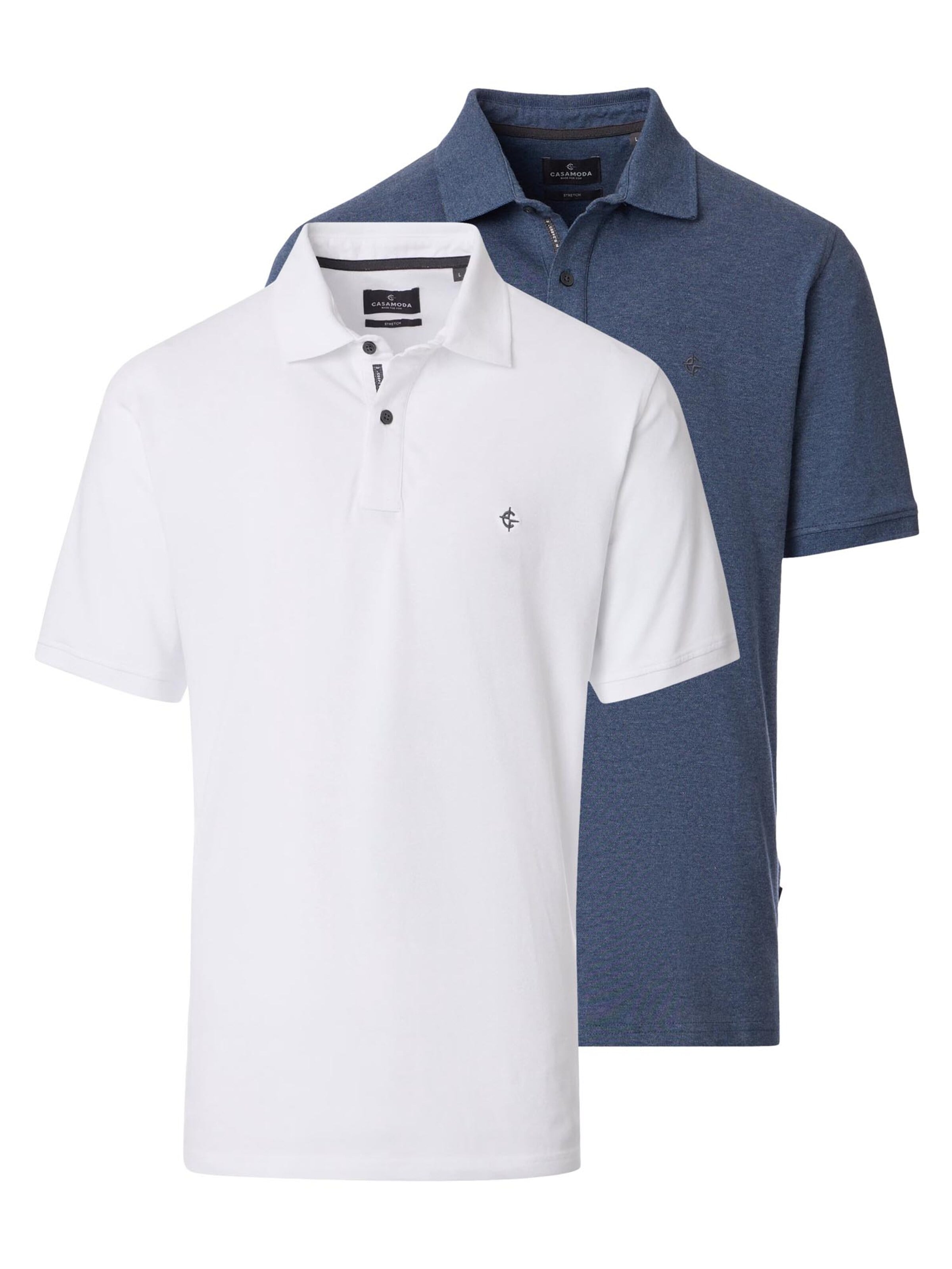 CASAMODA Shirt 'Basic' in Blue: front