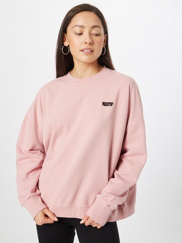 Misspap Sweatshirt in Pink: predná strana