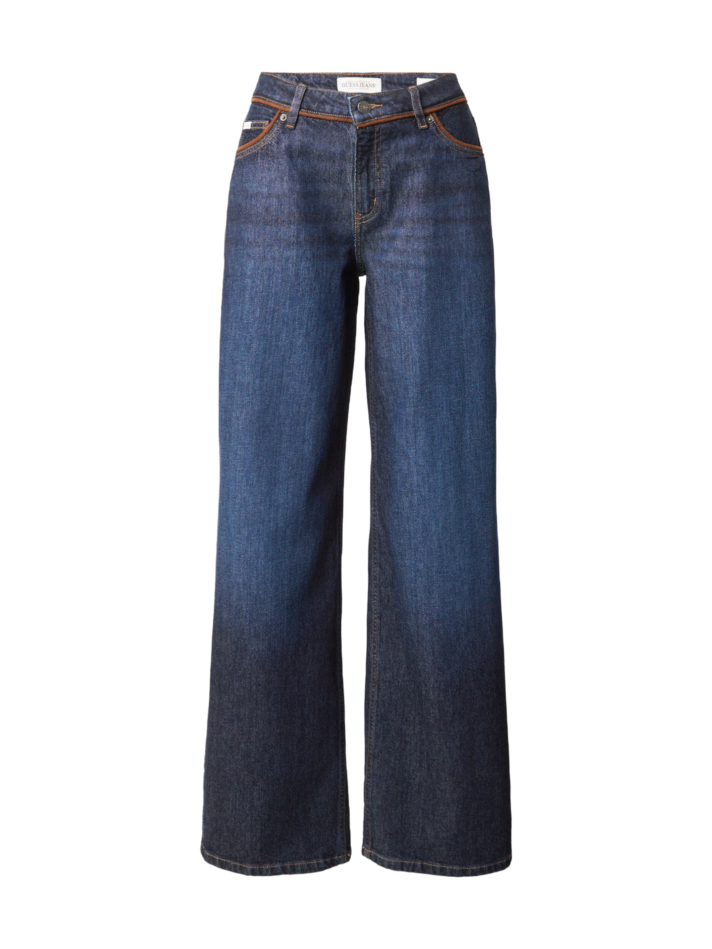 GUESS JEANS Wide leg Jeans i blå: framsida