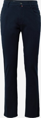 FQ1924 Regular Broek 'Poul' in Blauw: voorkant