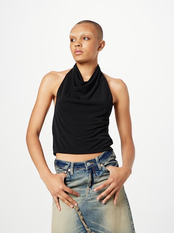 Gina Tricot Top in Schwarz: Vorderseite