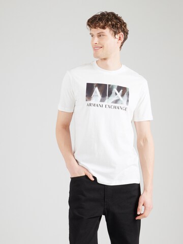 ARMANI EXCHANGE Shirt in White: front