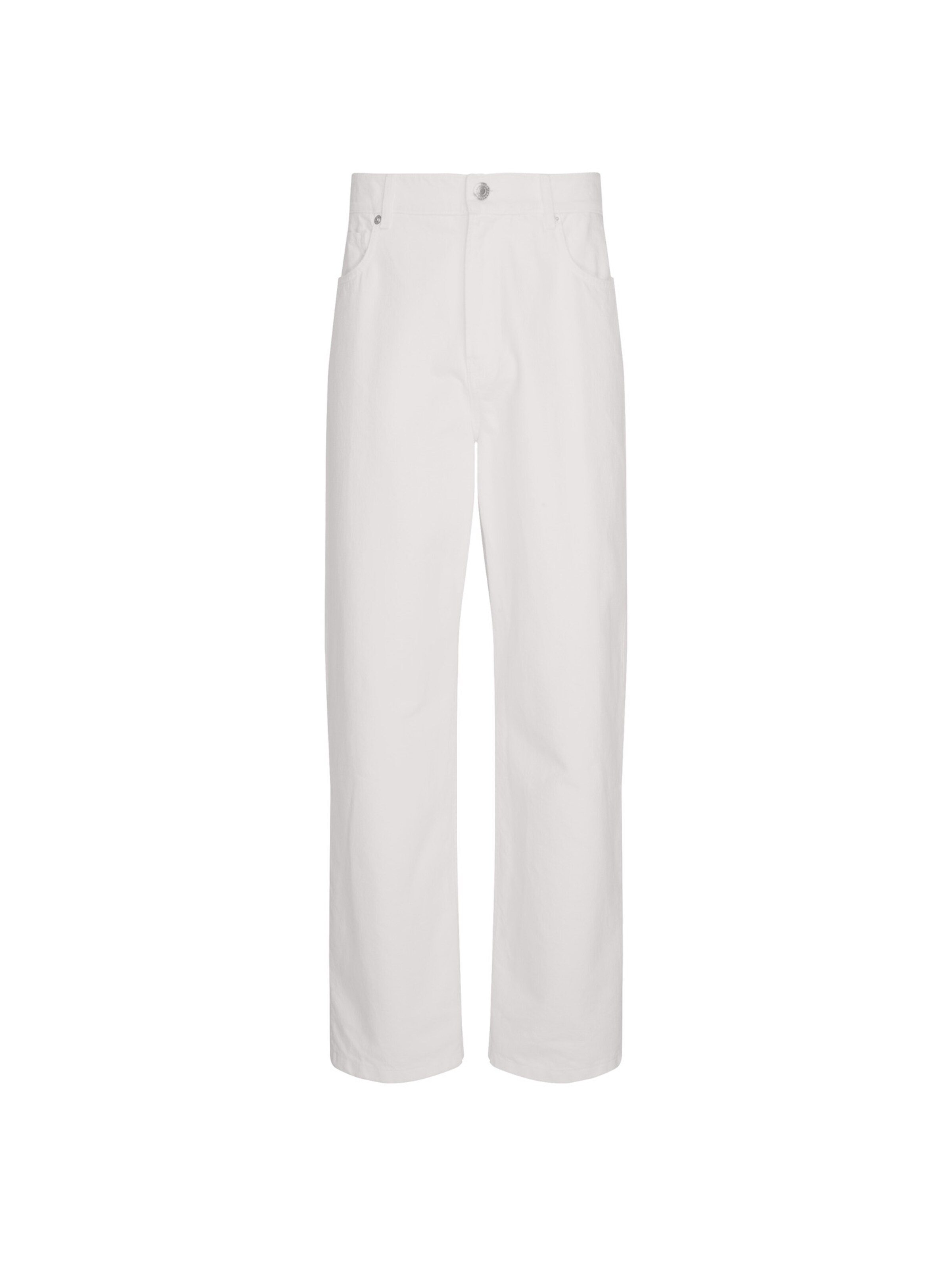 Studio Seidensticker Loose fit Trousers in White