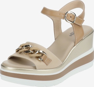 Nero Giardini Sandals in Beige: front