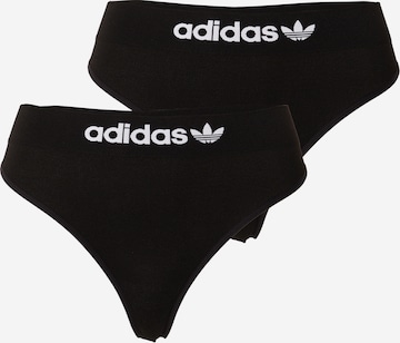 ADIDAS ORIGINALS Tanga – černá: přední strana