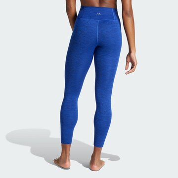 ADIDAS PERFORMANCE Skinny Sporthose 'All Me' in Blau