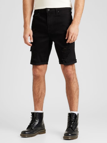 HOLLISTER Regular Shorts in Schwarz: predná strana