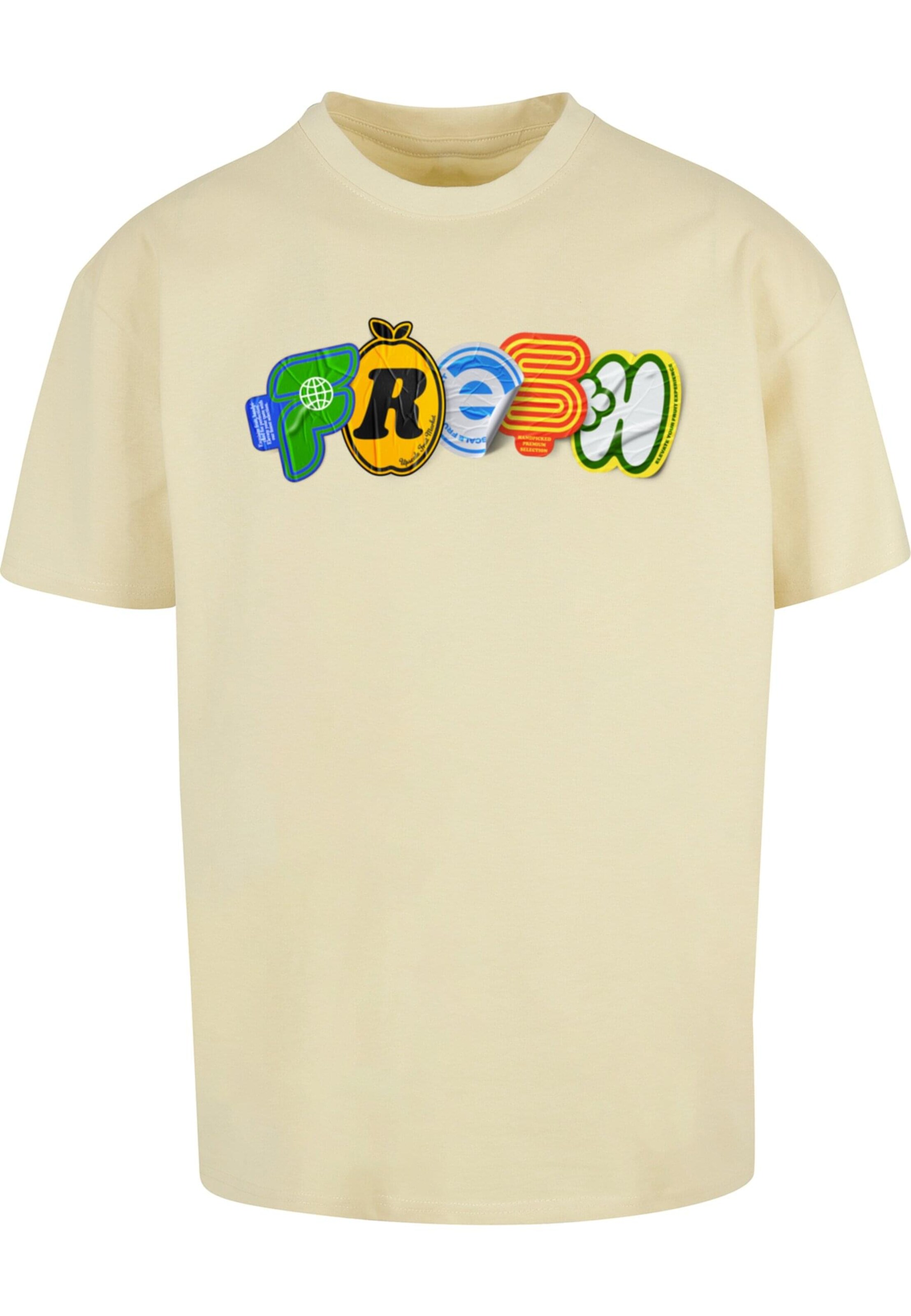 T-Shirt 'Vitamin' MT Upscale en jaune : devant