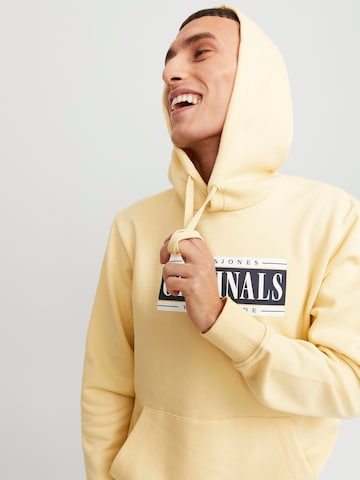 Sweat-shirt 'Cobin' JACK & JONES en jaune