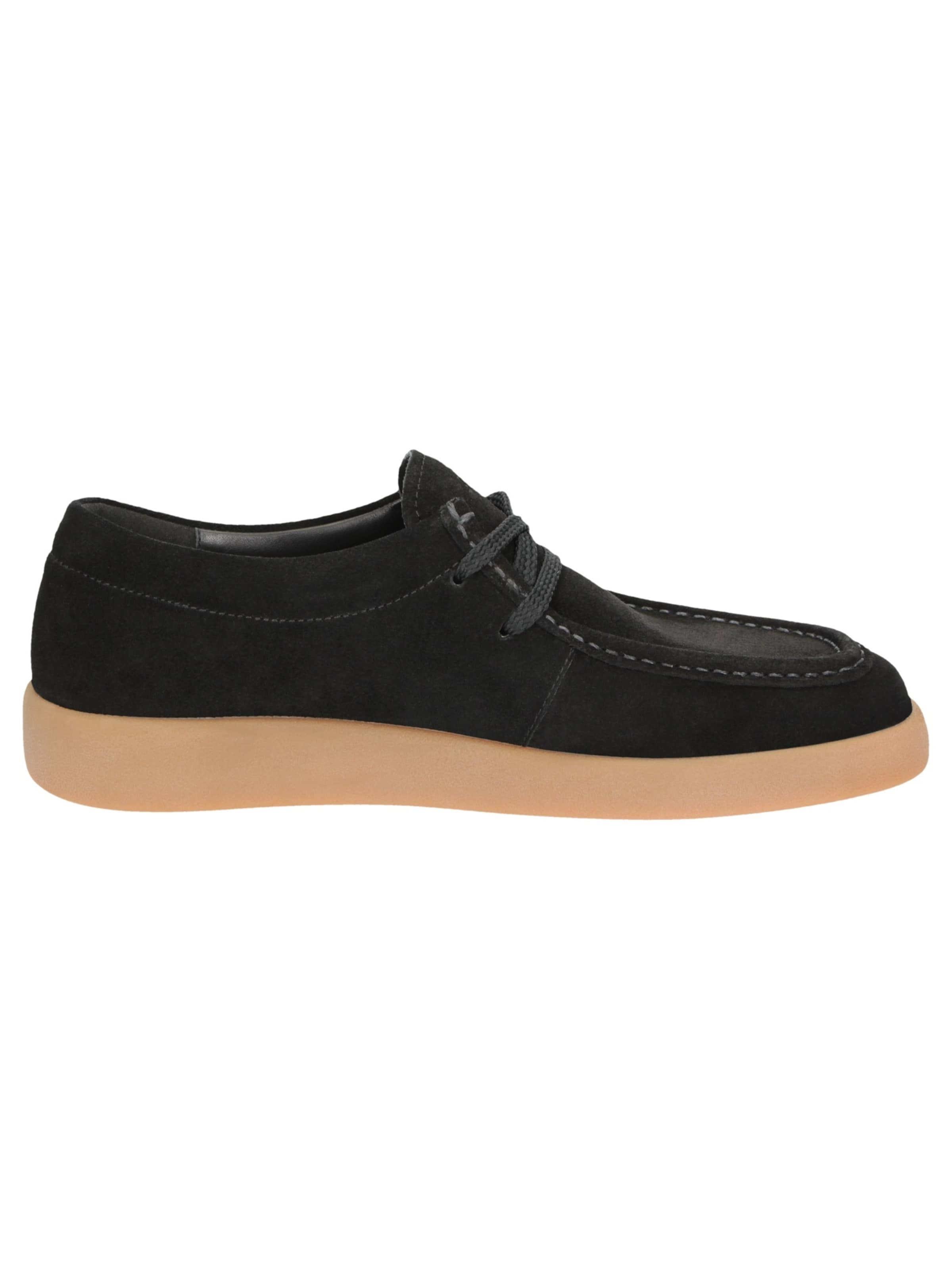 SIOUX Schnürschuh ' Grashopper-H-013 ' in Schwarz