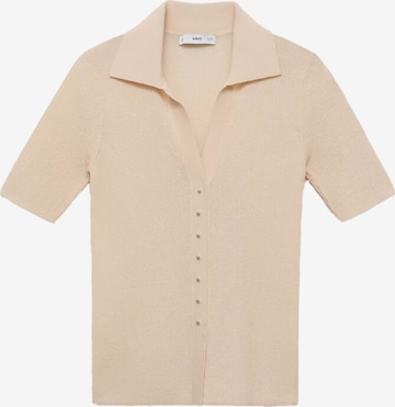 MANGO Sweater 'MOCHA' in Beige: front