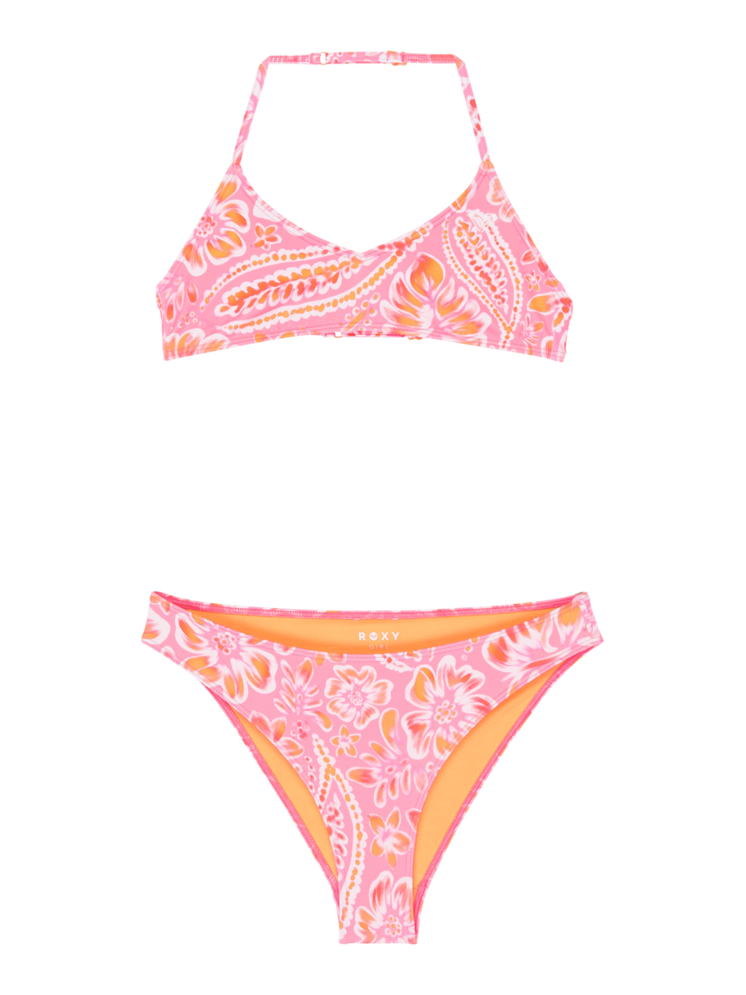 ROXY Bustier Bikini 'Soleil Soleil' in Pink: Vorderseite
