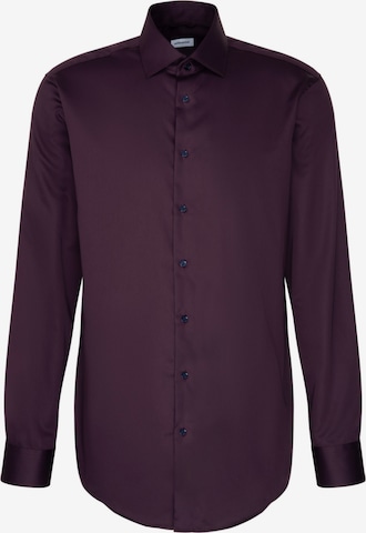 Chemise business SEIDENSTICKER en violet : devant