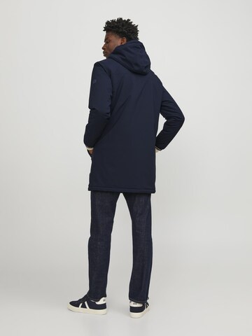 Manteau mi-saison 'New Kane' JACK & JONES en bleu