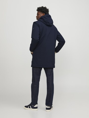 JACK & JONES Ανοιξιάτικο και φθινοπωρινό παλτό 'New Kane' σε μπλε