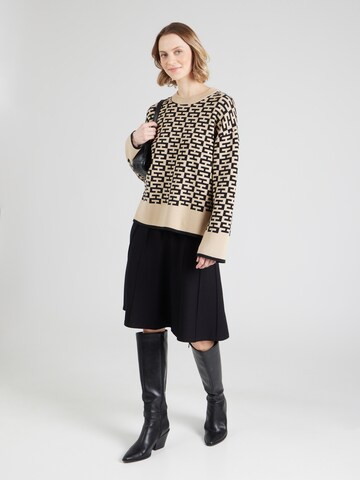 SELECTED Trui 'KAMMA' in Beige