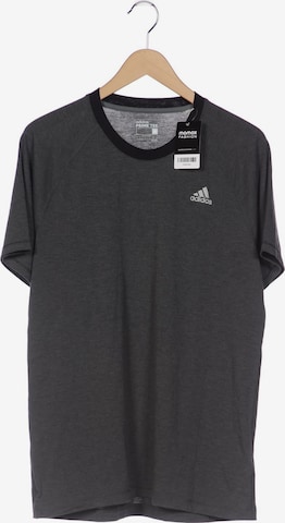 ADIDAS PERFORMANCE T-Shirt L in Grau: predná strana