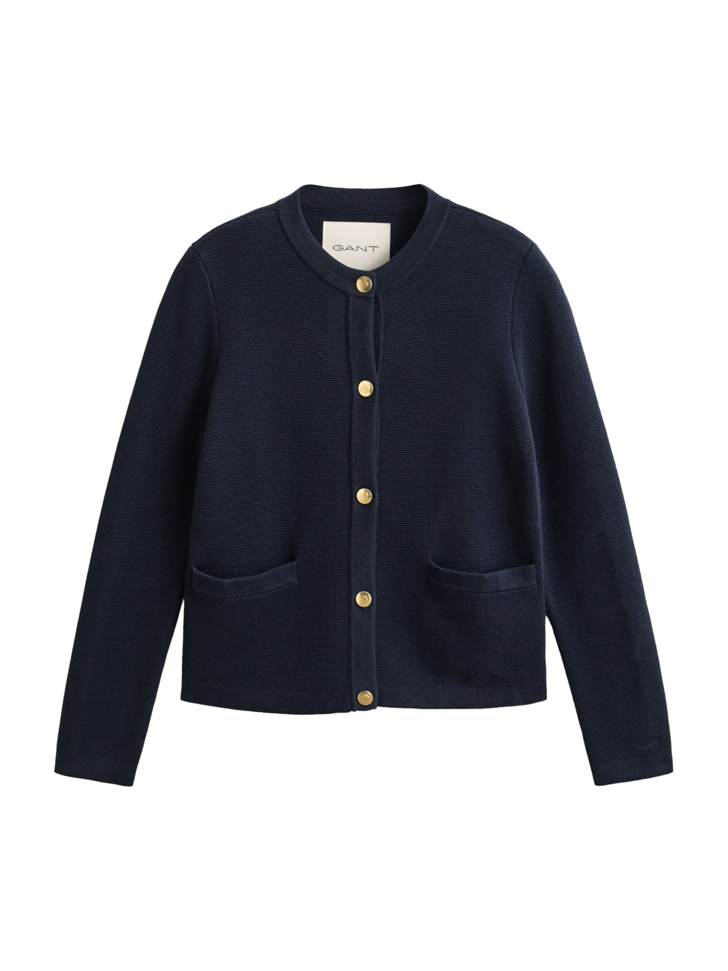 GANT Kampsun, värv sinine: eest vaates