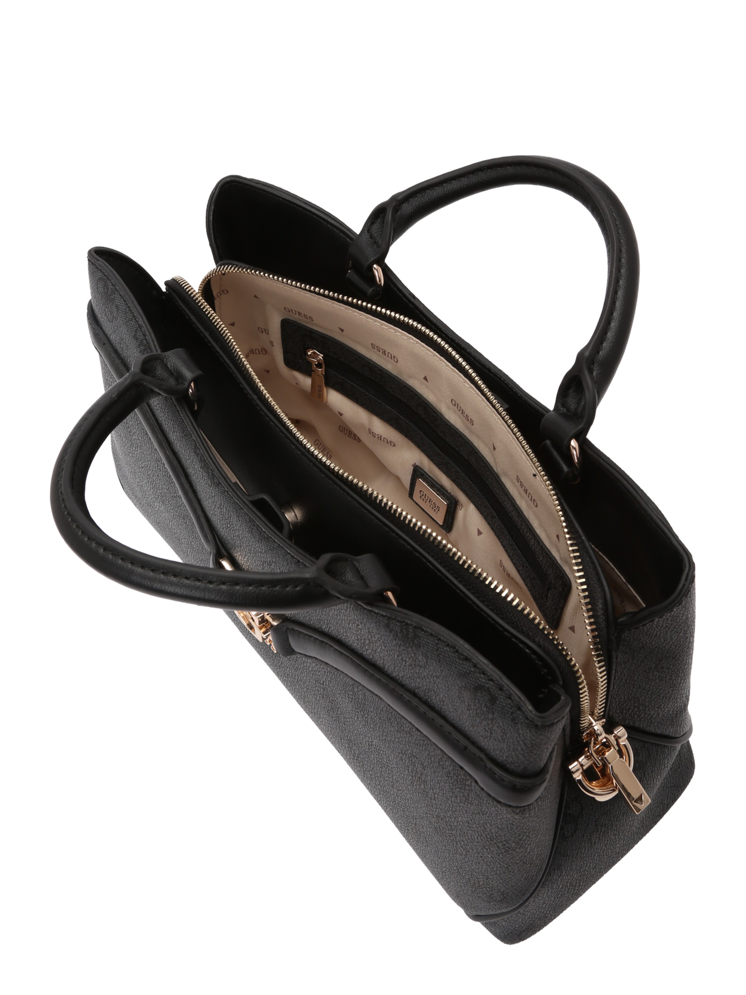 GUESS Handbag 'DEA GIRLFRIEND SATCHEL' in Grey