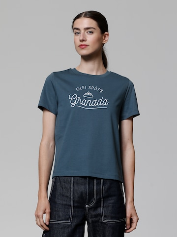 Maglietta ' Glei Spüt's Granada ' di Watapparel in blu: frontale