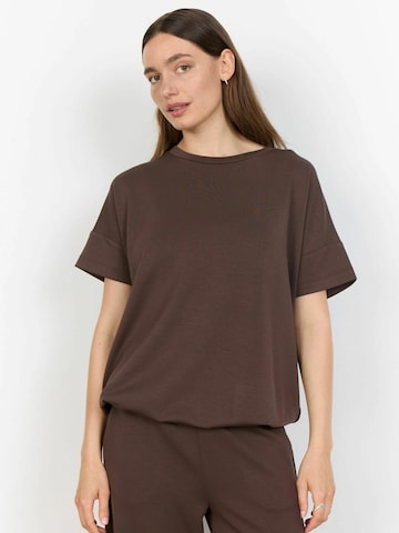 Soyaconcept T-Shirt 'SC-BANU 184.' in Braun: Vorderseite
