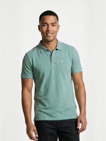 Regular fit Camicia ' Classic ' di TEESHOPPEN in verde: frontale