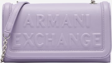 ARMANI EXCHANGE - Bolso de hombro en lila: frente