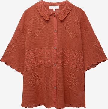 Pull&BearBluza - crvena boja: prednji dio