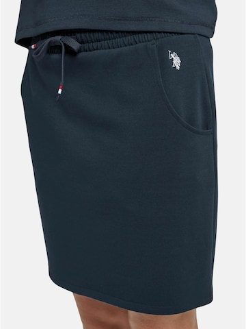 U.S. POLO ASSN. Nederdel ' Evy Skirt ' i blå