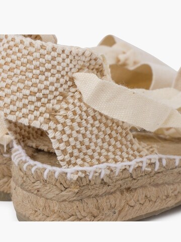 Sandales Pisamonas en beige