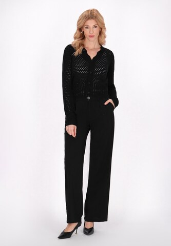 Usha Knit cardigan 'Fashion Look' in Black