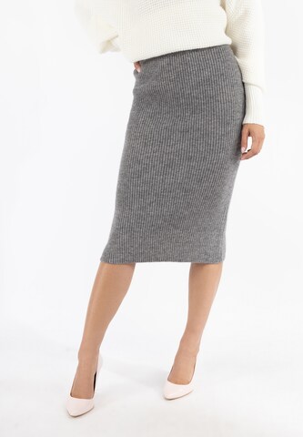 RISA Skirt in Grey: front