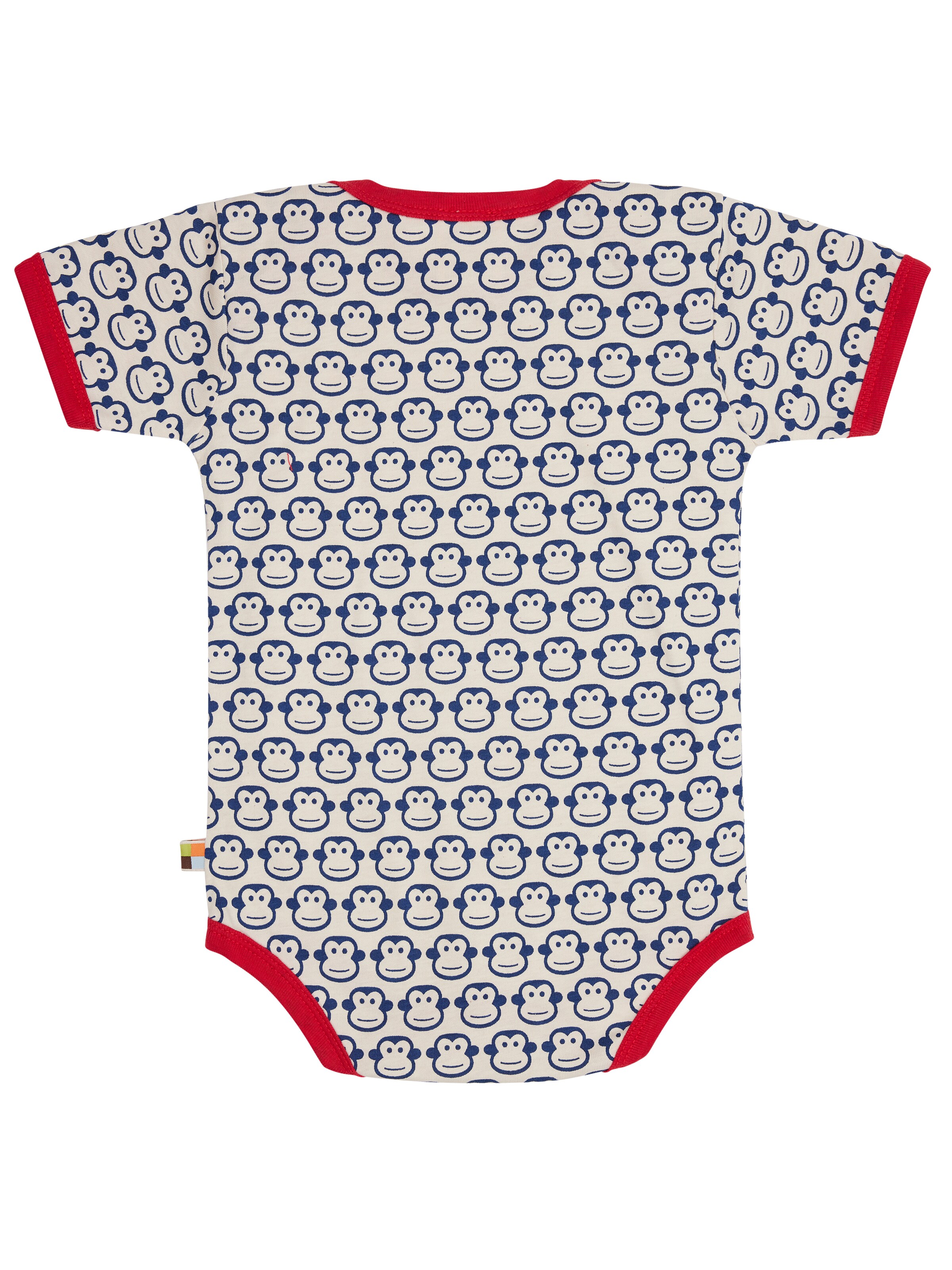 loud + proud Strampler/Body 'Affen'‌ in Blau