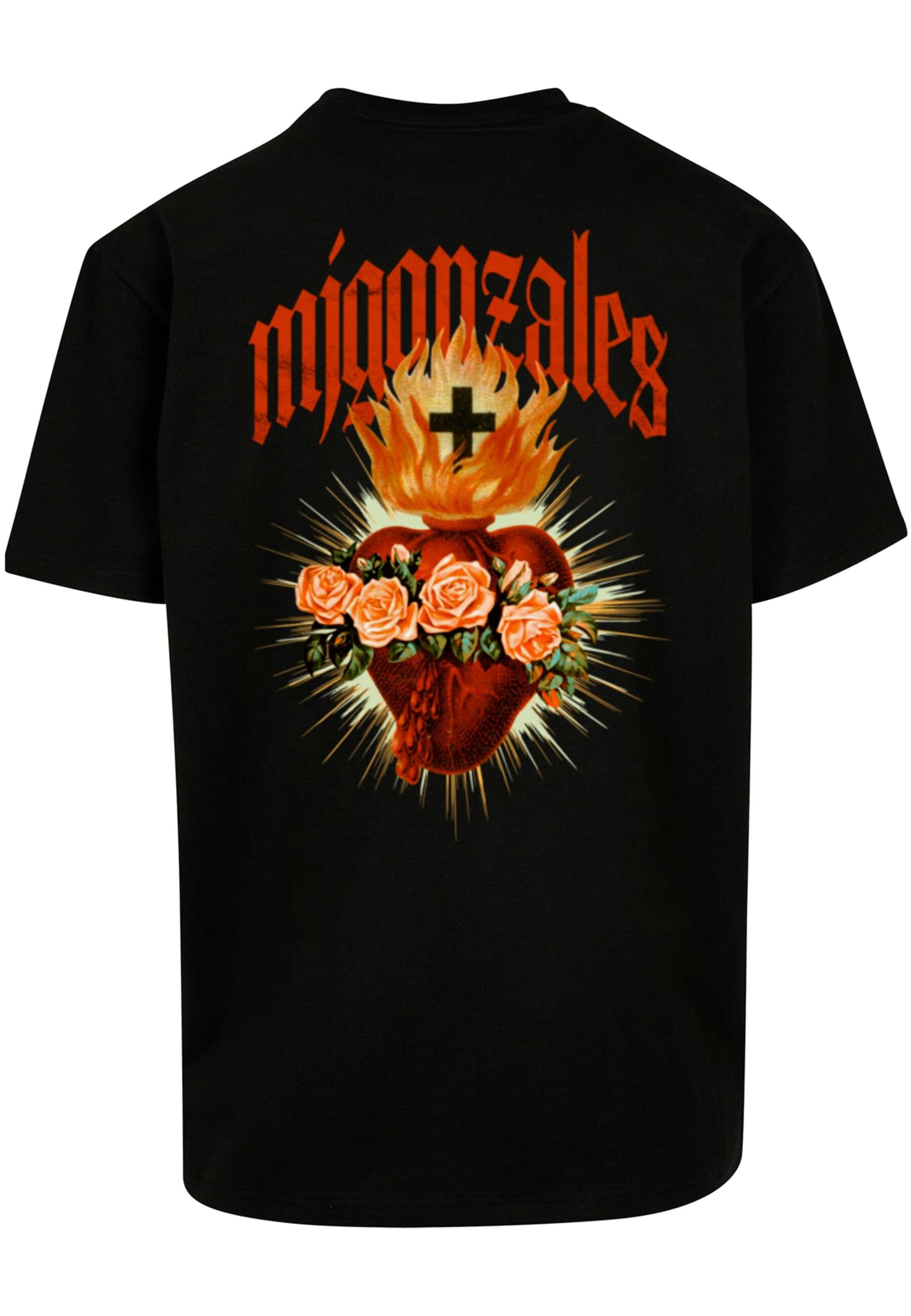 MJ Gonzales Shirt 'Heart' in Black