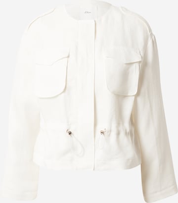 s.Oliver BLACK LABEL Between-season jacket in Beige: front