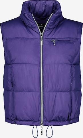 Gilet monari en violet : devant