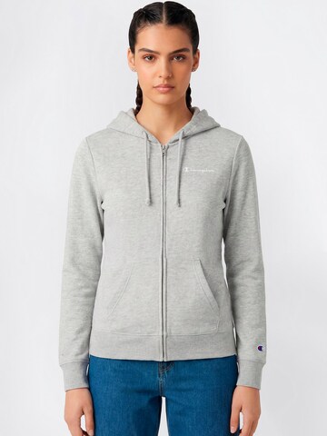 pelēks Champion Authentic Athletic Apparel Sportiska jaka: no priekšpuses