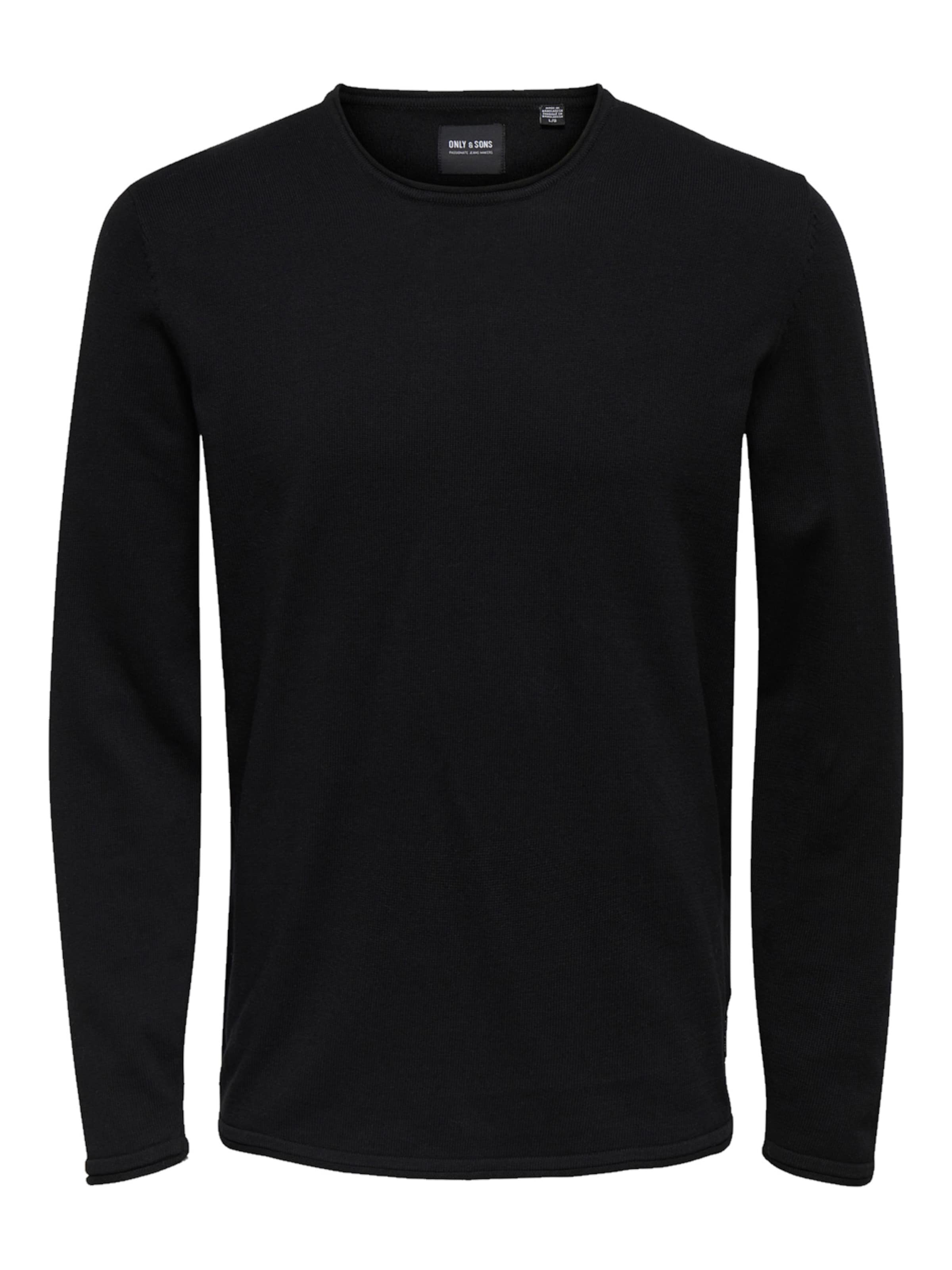 Only & Sons Pullover in Schwarz: Vorderseite