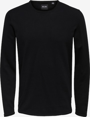 Only & Sons Pullover in Schwarz: Vorderseite