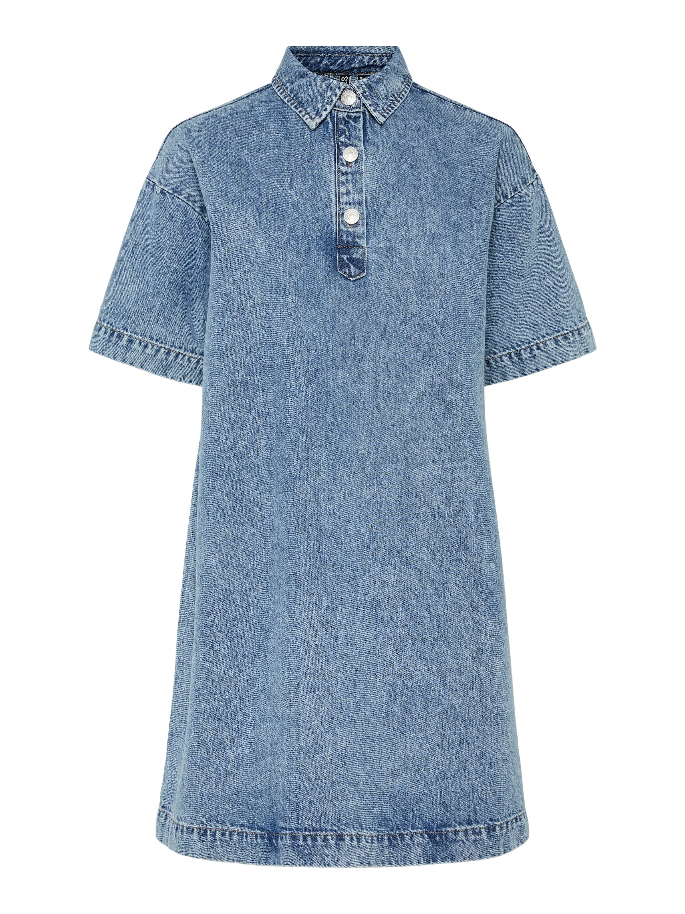 PIECES Blusekjole 'KENYA' i blå: forside