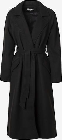 Cappotto di mezza stagione di Influencer in nero: frontale