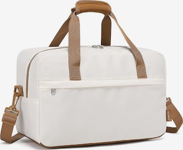 Kono Travel Bag in Beige: front