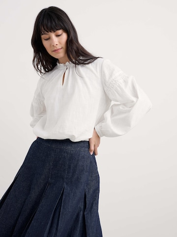 Chemisier 'Gwel' Seasalt Cornwall en blanc : devant