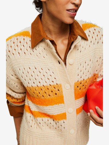 Cardigan ESPRIT en orange