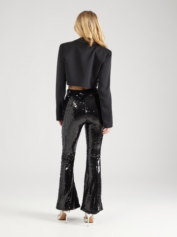 Misspap Flared Trousers in Black